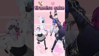 TIRAMISU CAKE DANCE 🍰 #tiramisucake #踊ってみた #vtuber #nijisanji #nijisanji_en #にじさんじ #shorts #踊ってみた