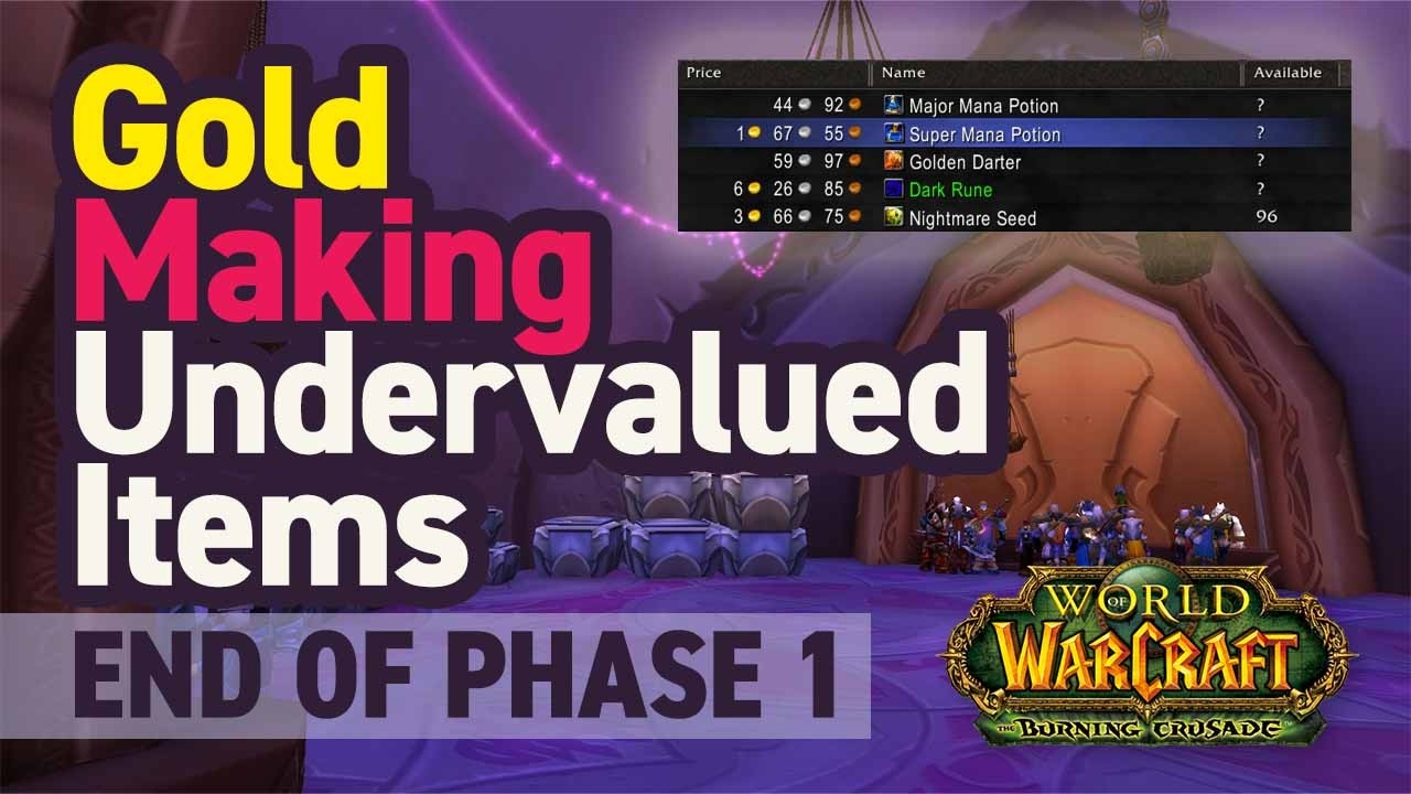 WoW TBC: Items to Buy for Phase 2 (End of Phase 1 Guide)