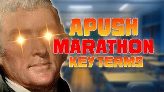 APUSH *MARATHON* Key Terms + Notes (American Pageant)