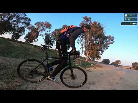 Cycling Descent in Beja, Tunisia - ASMR Wind and bike sounds