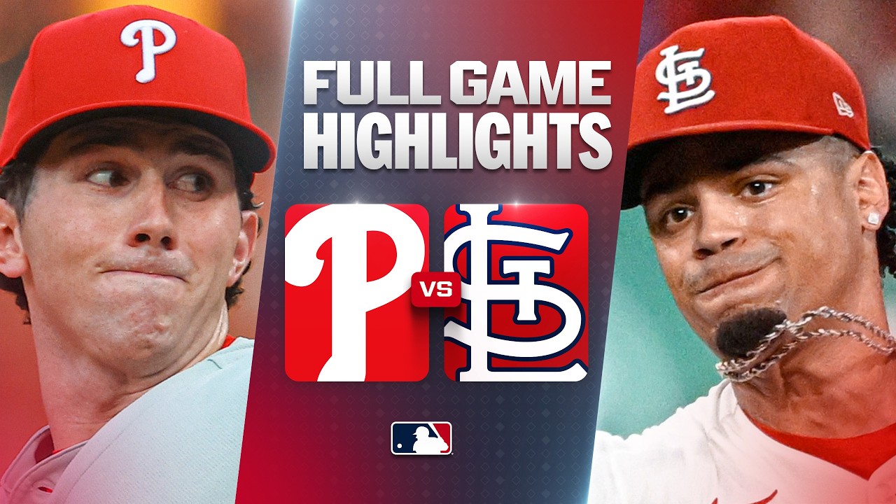 8월11일 필라델피아 세인트루이스 MLB 하이라이트