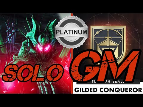 SOLO GM/Grandmaster Nightfall (PLATINUM) Last GM For GILDED Conqueror Seal - The Disgraced (WARLOCK)