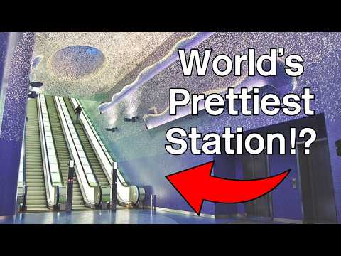 Visiting the World's PRETTIEST Underground station!? | Exploring Naples by Public Transport