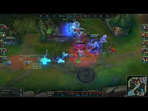 Volibear 1v4 quadra kill with new items ranked game