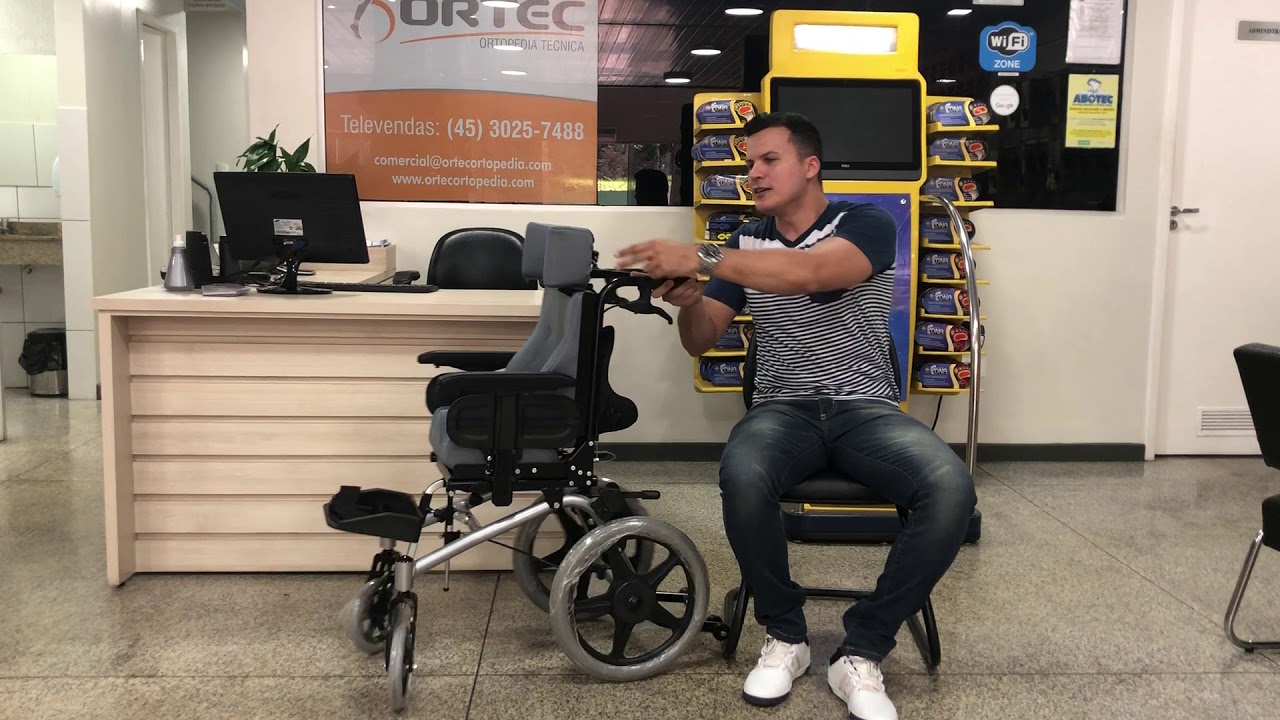 Cadeira de Rodas Postural Infantil Conforma Tilt Reclinável Ortobras
