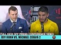 JEFF HORN VS. MICHAEL ZERAFA 2 - FULL PRESS CONFERENCE VIDEO & POSE OFF