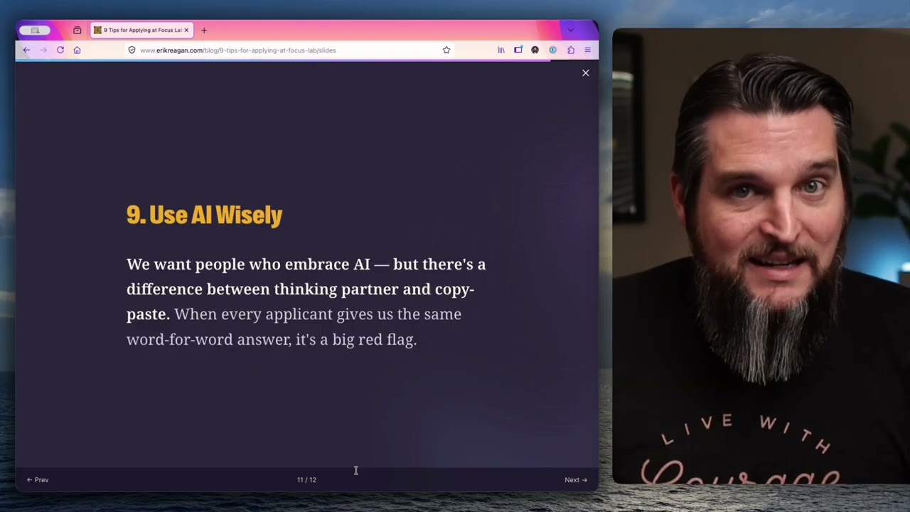 9 Tips for applying to work at Focus Lab