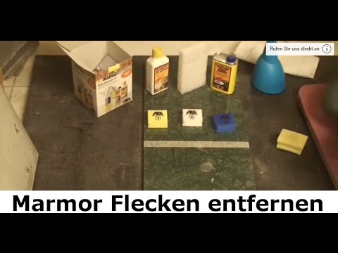 ✅✅ Marmor Flecken entfernen - Reinigung von Kalkstein Reinigungstipps vom Stein-Doktor ✅✅