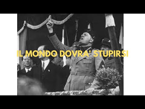 La Folla RUGGISCE dopo questo Strano Discorso(Mussolini, Originale)