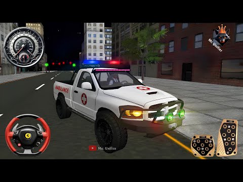 Policeman Ambulance Driver Simulator Android Gameplay - Emergency Ambulancia Rescue Team Games iOS