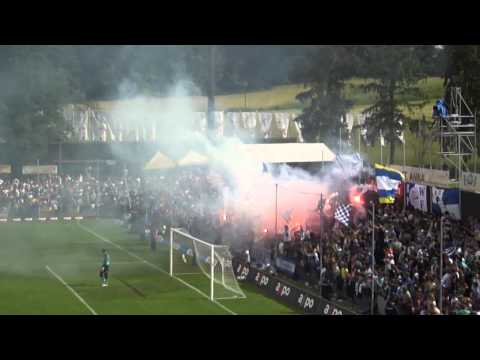 FC Luzern - FC Zürich; Pyro nach der Pause