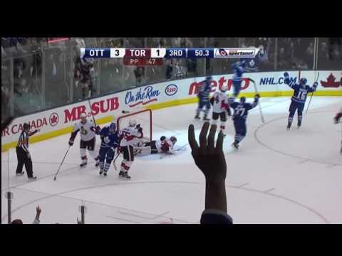 MacArthur Goal - Sens 3 vs Leafs 2 - Nov 2nd 2010 (HD)
