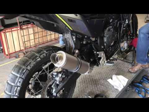 Yamaha T7 tenere Rally exhaust end can Db killer out