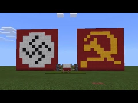 World War 2 portrayed by Minecraft