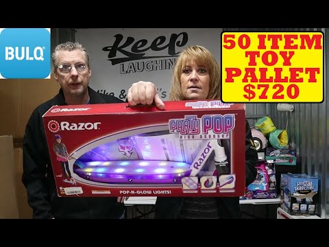 WOW! Paid $720 for this bulq.com returns TOY PALLET. Can we make an EXTREME profit in this UNBOXING?
