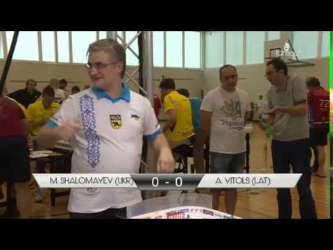 European Table Hockey Championship 2016: Mykhaylo Shalomayev (UKR) - Arnis Vitols (LAT)