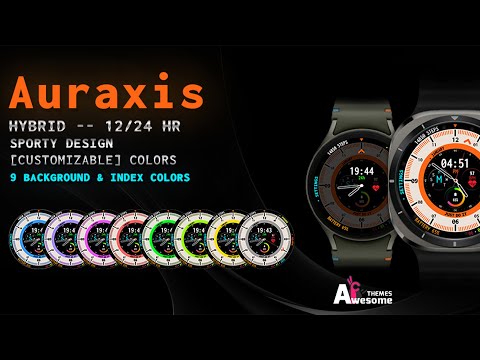 Auraxis - Hybrid Watch Face
