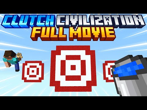 Minecraft, but I survive in CLUTCH CIVILIZATION [FULL MOVIE]