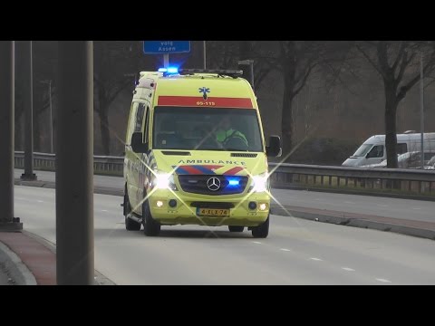 [Enschede - Groningen] A1, WAS-300 Ambulance 05-115 Enschede naar het UMCG in Groningen