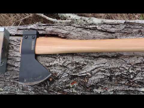 COLD STEEL Hudson Bay Camp Axe REVIEW And Lunch!