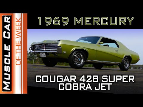 1969 Mercury Cougar 428 Super Cobra Jet 4-Speed Drag Pack: Muscle Car Of The Week Episode 380