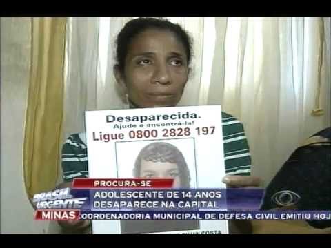 BRASIL URGENTE MINAS - DESAPARECE ELAINE 26/09/12