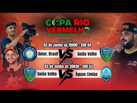 COPA RIO VERMELHO DE FUTEBOL AMADOR MASTER 2026 - 1° RODADA