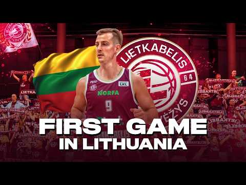 My First Pro Basketball Game with My New Team in Lithuania!