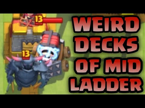 Weird decks of mid ladder VS 2.6 Hog Cycle | Mid ladder push