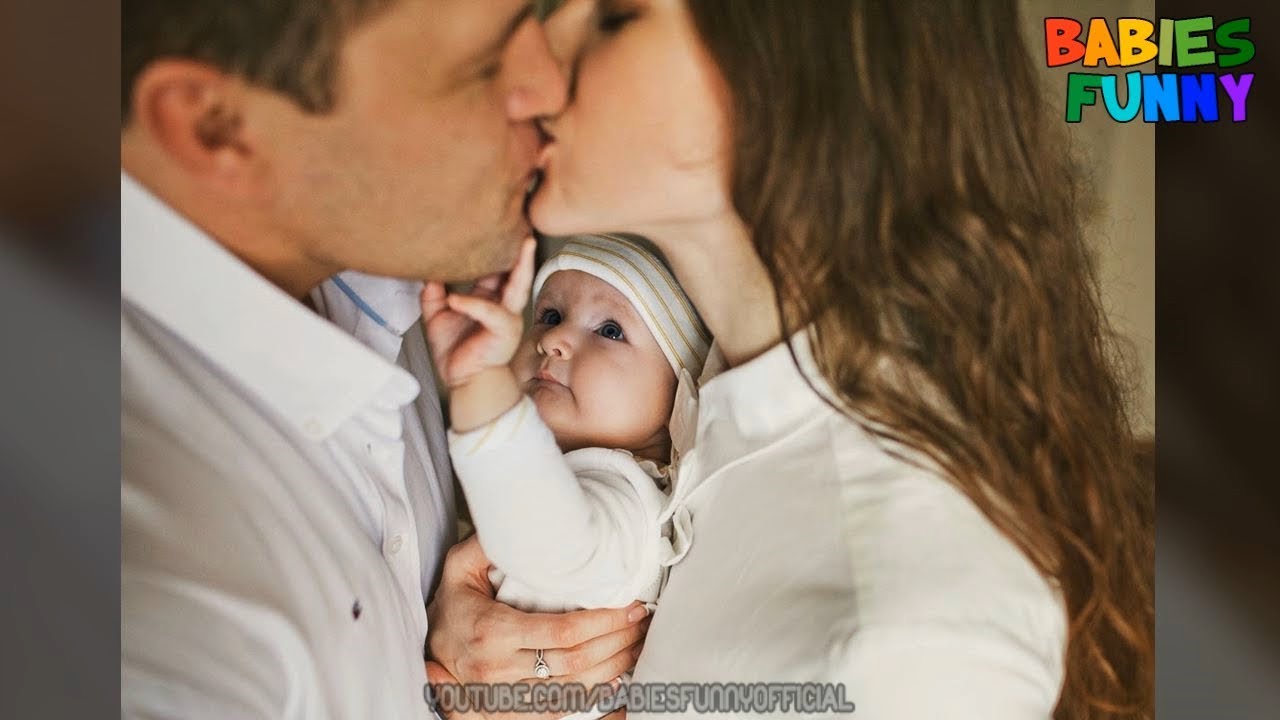Funniest Jealous Babies Reaction When Daddy Kiss Mommy - Funniest Babies Videos 2019