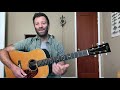 Acoustic Guitar Flatpicking Repertoire: How to Solo on "Footprints in the Snow"