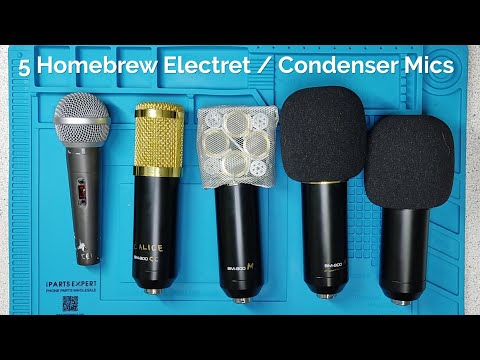 5 Homebrew Electret & Condenser Microphones
