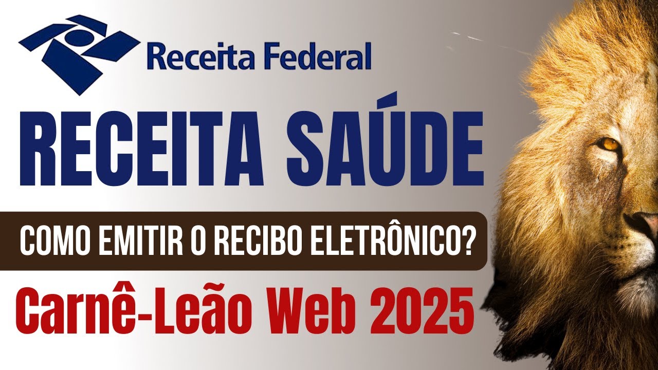 EMISSÃO DO RECEITA SAÚDE PELO CARNÊ-LEÃO WEB 2025! OBRIGATORIO P/ PROFISSIONAIS AUTÔNOMOS DA SAÚDE!