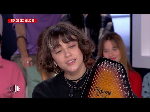 Pomme en live dans Clique avec "les oiseaux" - CANAL+