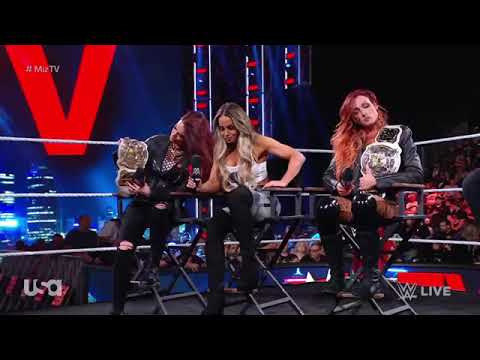 the miz tv with Becky lynch,lita trish stratus raw 3/27/23