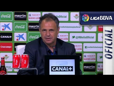 Rueda de Prensa de Caparrós tras el Real Betis (0-0) Levante UD - HD