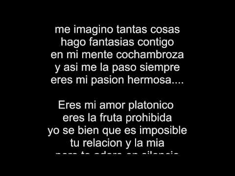 Letra amor platonico los tucanes