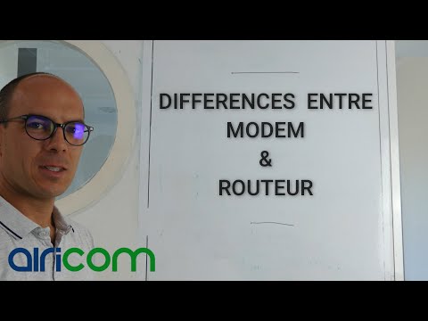 What are the differences between a modem and a router?