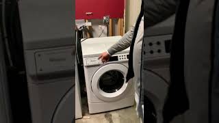 How to open Whirlpool commercial Duty washer