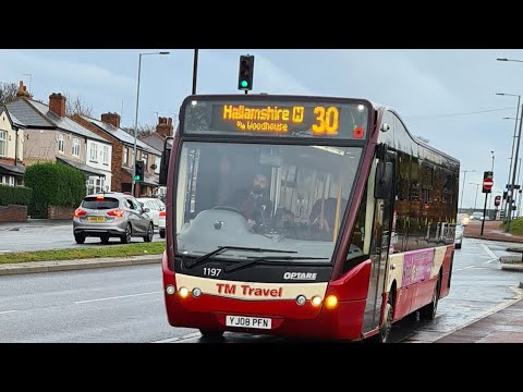 🚍*Thrashy Monster* TM Travel 1197 YJ08 PFN Optare Versa on 30