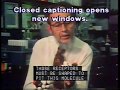 1981 PBS Closed Captions Promo