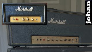 Video thumbnail for Marshall JMP1H Vs Super Lead by Johan Segeborn