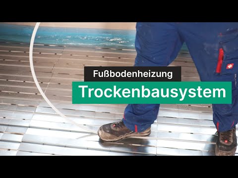 Home Perfect I Fußbodenheizung I Montage des Trockenbausystems