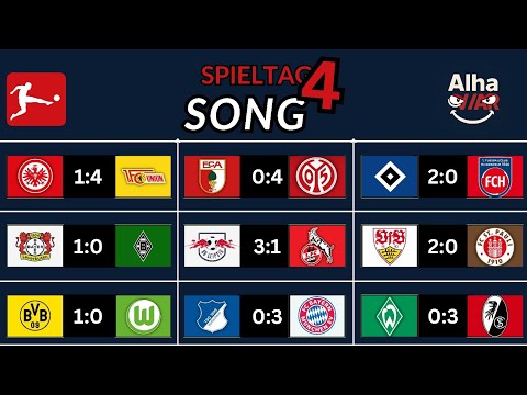 4th Bundesliga Matchday Highlights & Results as Song | 2025/26 Season