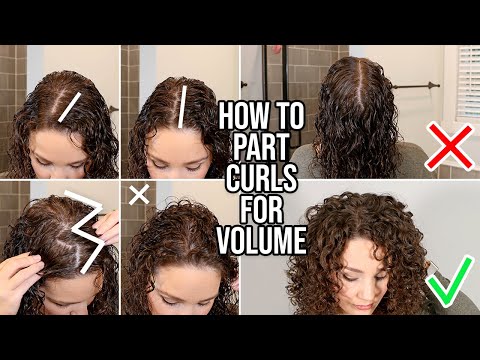 How to Part Curly Hair for Volume & Scalp Coverage 4...