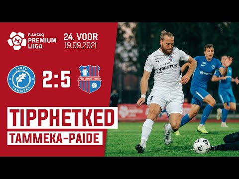 Tartu JK Tammeka - Paide Linnameeskond l 2:5 l Premium liiga 24. voor l 2021