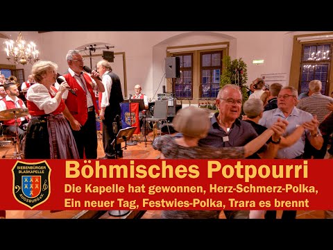 Böhmisches Potpourri Nr. 2 (mit Gesang) | Siebenbürger Blaskapelle Augsburg [4k/UHD]