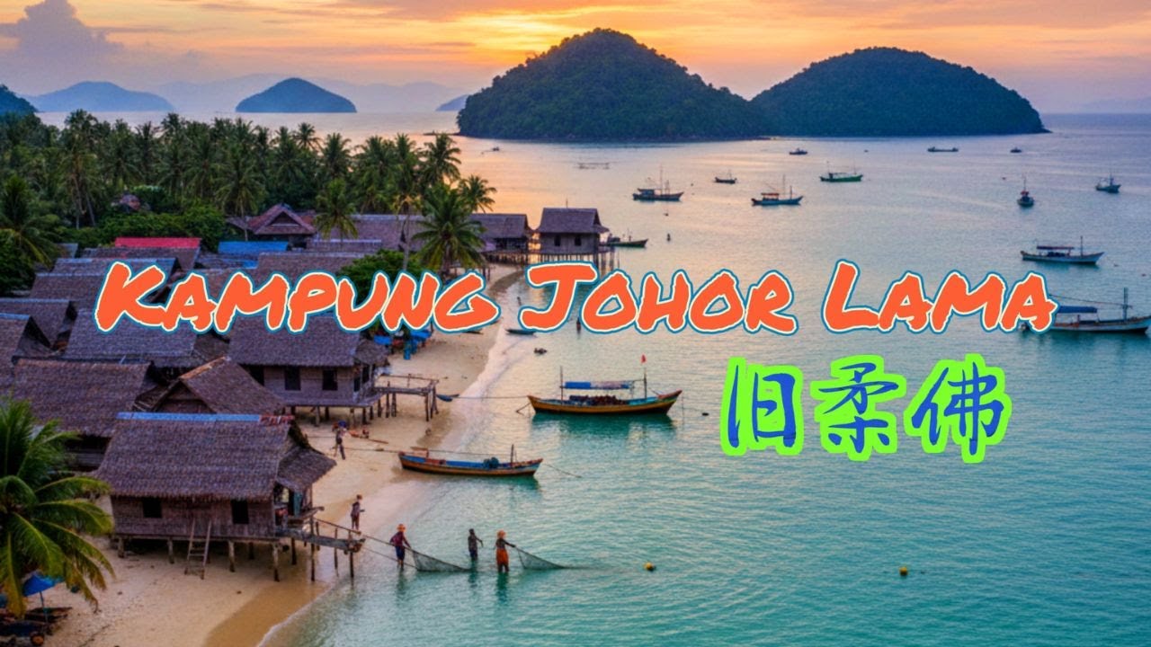 南亚港 Part 2 / Teluk Sengat - Johor Lama曾是柔佛苏丹国的重要首都 / 公主的坟墓传说 / 如今变成游人不多的宁静海湾 /