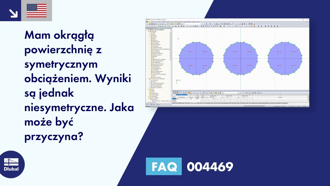 [PL] FAQ 004469 | Mam okrągłą powierzchnię z symetrycznym obciążeniem. Jednak ...