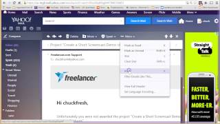 Printing Yahoo Mail With LARGER PRINT!